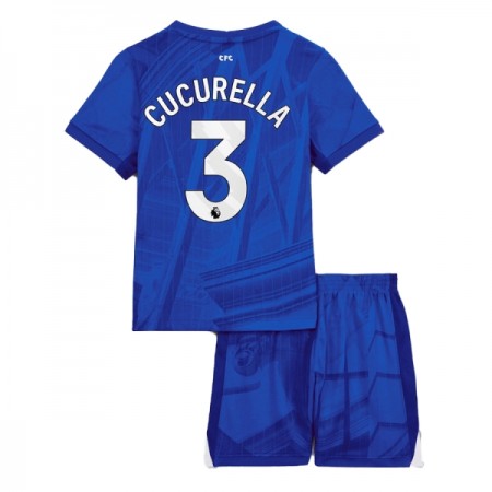 Camisolas Chelsea Cucurella 3 Criança 1º Equipamento Principal 2025-26 Manga Curta